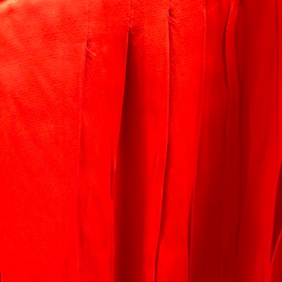 ZARA Pleated Satin Capri Pants, S, NWT - Picture 4 of 7